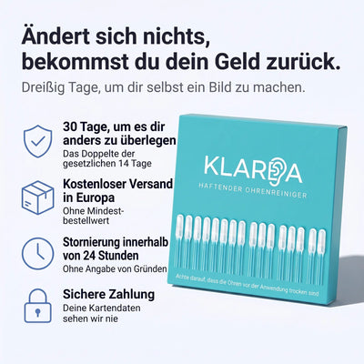 Klarea Pro® Haftender Ohrenreiniger